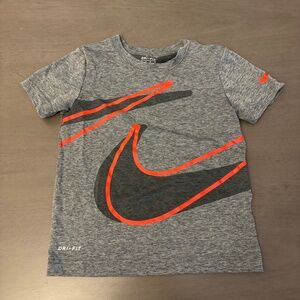 Boys Nike Gray and Red Dri-Fit Shirt Size 6